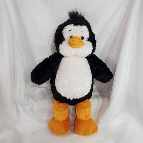 Build-A-Bear Other - Build a Bear Arctic Penguin Plush Toy 17" Black and White Glittery Sparkles